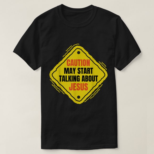 T-shirt Drôle Jésus Dit (Design devant)