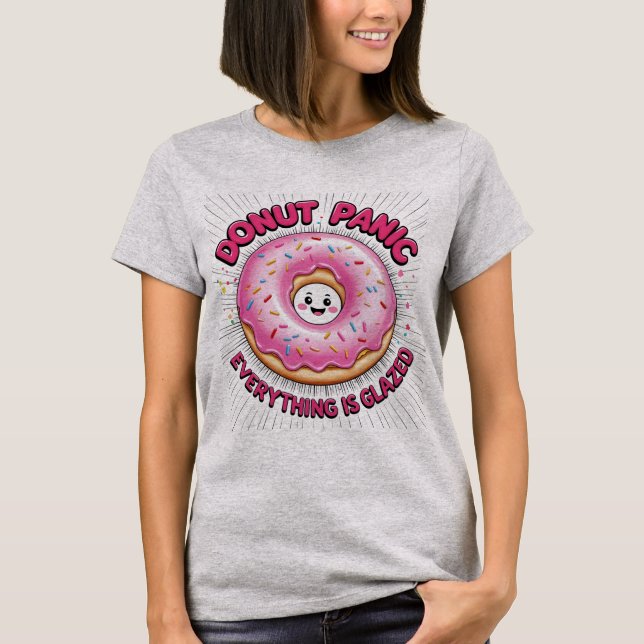 T-shirt Drôle jeu de beignes pour la fête des beignes (Devant)