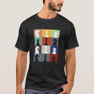 T-shirt Drôle Jeu d'échecs Jeu d'Humour Joueur Femmes