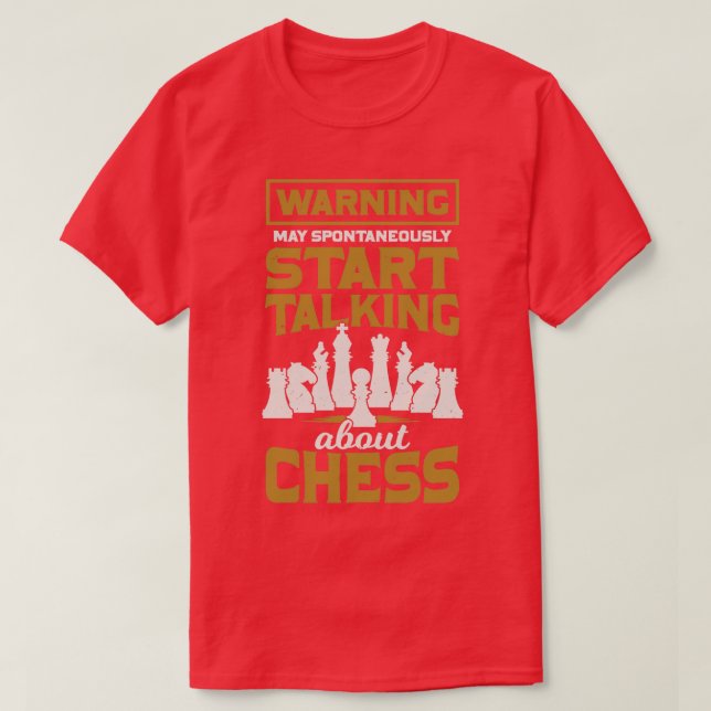 T-shirt Drôle jeu d'échecs Joueur cadeau (Design devant)