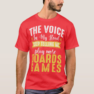 T-shirt Drôle Jeu Jeu Jouer Plus de jeux de société
