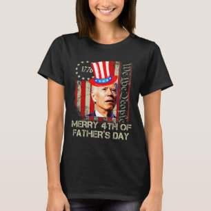 T-shirt Drôle Joe Biden 4 juillet Joyeux 4ème Du Père