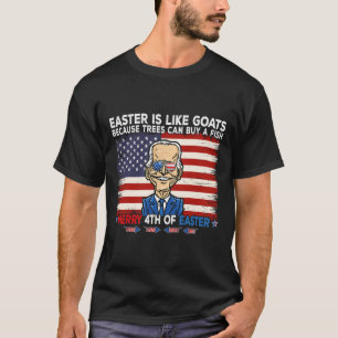 T-shirt Drôle Joe Biden Joyeux 4ème de la conception de Pâ