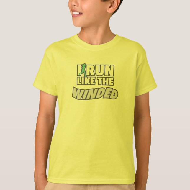 T-shirt Drôle Jogger Runner Je Cours Comme Le Vainqueur (Devant)