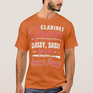 T-shirt Drôle Joueur Clarinet Clarinetist Reine Clarinet