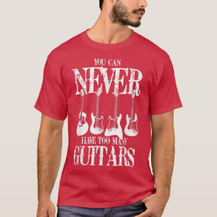 T-shirt Drôle Joueur de guitare Hommes femmes musicienne