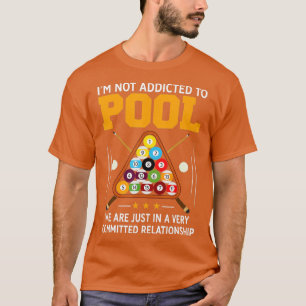 T-shirt Drôle Joueur De Piscine Cadeau Pour Hommes Cool Ad