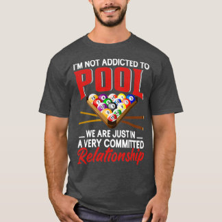 T-shirt Drôle Joueur De Piscine Cadeau Pour Hommes Cool Ad