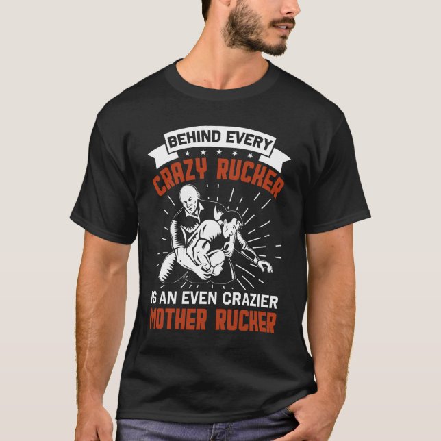 T-shirt Drôle Joueur de rugby de rugby (Devant)