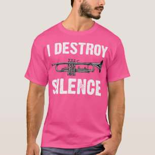 T-shirt Drôle Joueur de trompette Art pour hommes femmes T