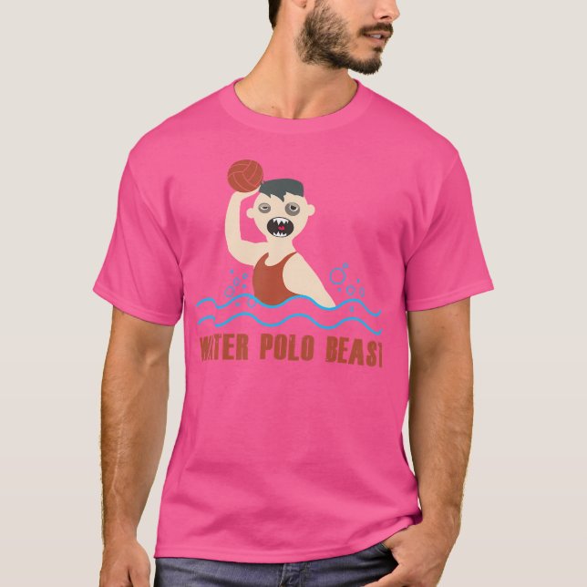 T-shirt Drôle Joueur de water polo Bête cadeau pour Goalie (Devant)