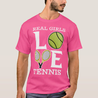 T-shirt Drôle Joueuse De Tennis Fille Plaisanterie Et Entr