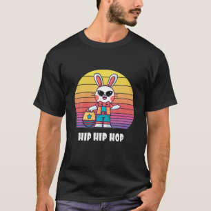 T-shirt Drôle Jour de Pâques Drôle Lapin Avec Lunettes De 