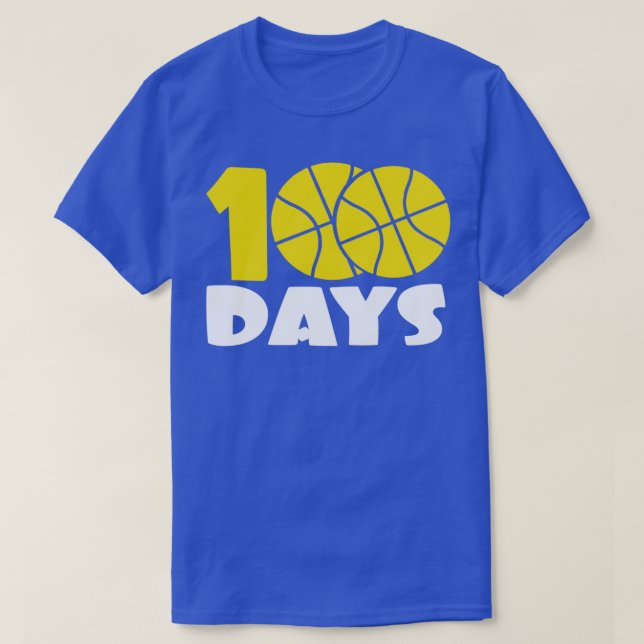 T-shirt Drôle Joyeux 100 jours de soccer scolaire (Design devant)