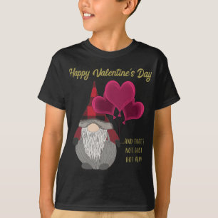 T-shirt Drôle Joyeux Valentines Jour Gnome Dire Citation m