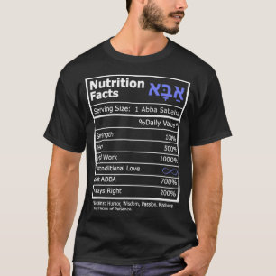 T-shirt Drôle juif hébreu Israël Fête des pères ou cadeau