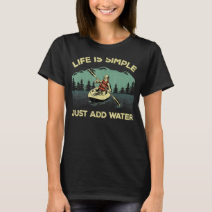 T-shirt Drôle Kayak Design Pour Hommes Femmes Paddle Canot