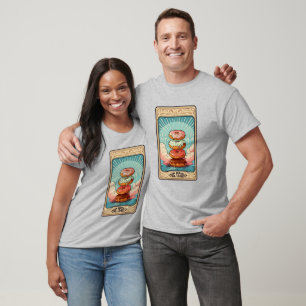 T-shirt Drôle La Carte Tarot De Donut