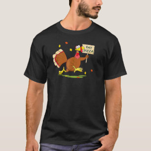 T-shirt Drôle La Turquie Dit Manger Pizza Les Droits Des A