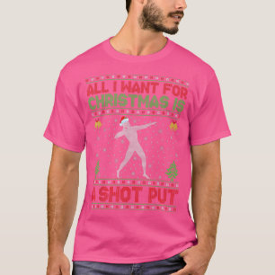 T-shirt Drôle Laid Tout Ce Que Je Veux Pour Noël Est Un Mo