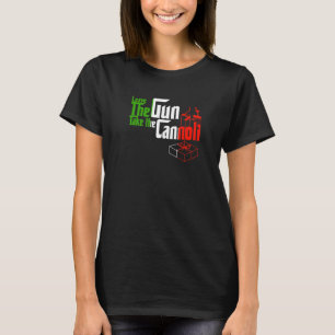 T-shirt Drôle Laisser Le Canon Prendre Les Cannoli Hommes 