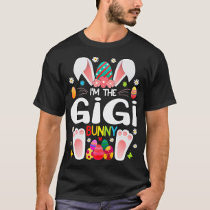 T-shirt Drôle lapin de Pâques Je suis le Gigi Bunny Matchi