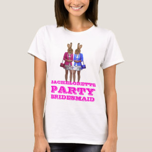 T-shirt Drôle lapin fille Bachelorette fête