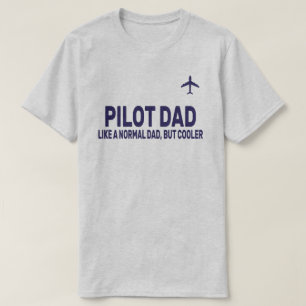 T-shirt Drôle L'Art Pilote Pour Papa Pilote Avion Avion