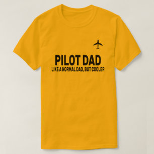 T-shirt Drôle L'Art Pilote Pour Papa Pilote Avion Avion
