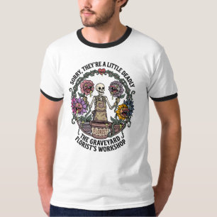 T-shirt Drôle L'Atelier du fleuriste du cimetière