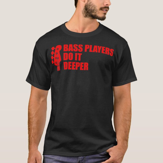 T-shirt Drôle Lecteur de basse Gift Cool de guitare basses (Devant)