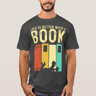 T-shirt Drôle Lecteur de livre Design Hommes femmes Lecteu