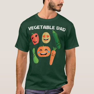 T-shirt Drôle Légumes Conception Pour Papa Hommes Saine Vi