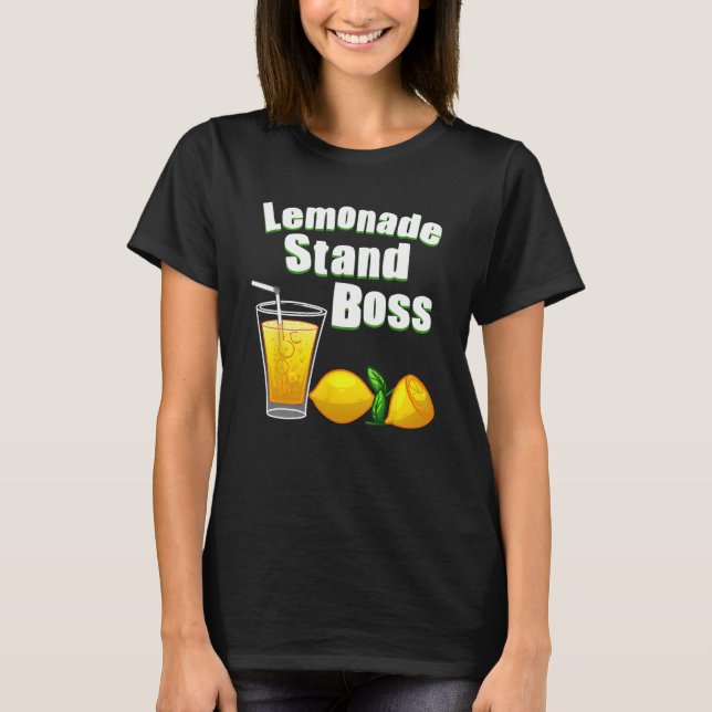 T-shirt Drôle Lemonade Art Pour Enfants Garçons Filles Sta (Devant)