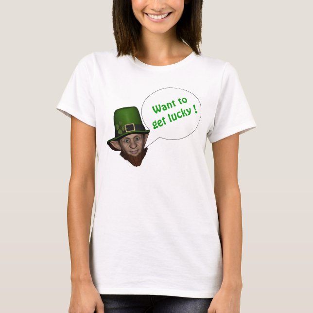 T-shirt Drôle leprechaun (Devant)