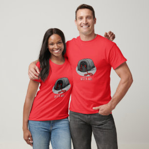 T-shirt Drôle Let's Go! pour une promenade Chien Pékinois