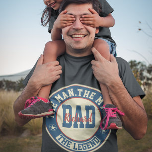 T-shirt Drôle L'Homme Le Mythe Fête des pères Cadeau