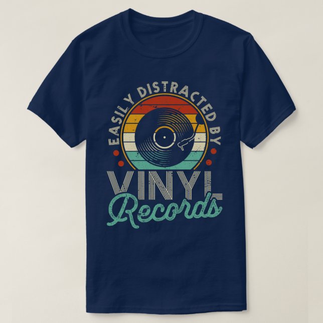 T-shirt Drôle Lover Vinyl Records (Design devant)