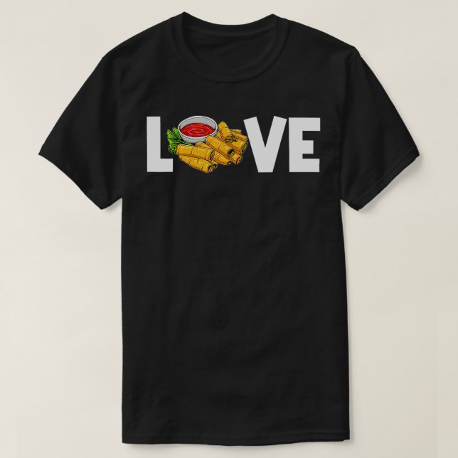 T-shirt Drôle Lumpia Cadeau Pour Hommes Pinoy Filipino Foo (Design devant)