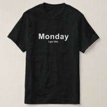 T-shirt drôle lundi, cadeau pour le meilleur ami
