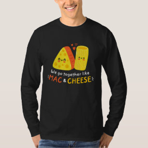 T-shirt Drôle Mac Et Fromage Aimer Nourriture Cute Veggie 