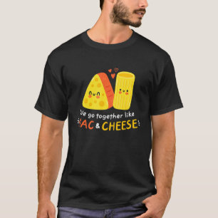 T-shirt Drôle Mac Et Fromage Aimer Nourriture Cute Veggie