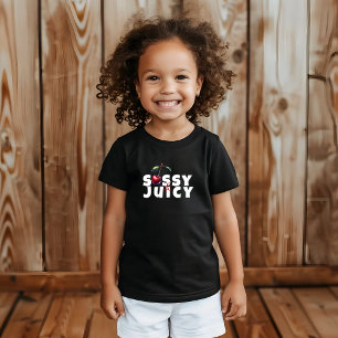 T-Shirt Drôle maman rouge cerise vibe slogan anniversaire