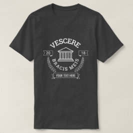 T-shirt Drôle Manger Mes Shorts Latin Crest Personnalisé