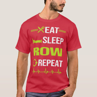 T-shirt Drôle Mangez Le Sommeil Répétez Le Raideur De Lign