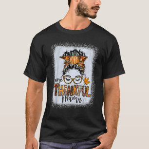 T-shirt Drôle Mangue Un Thankful Mama Automne Que