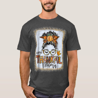 T-shirt Drôle Mangue Un Thankful Mama Automne Que