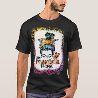 T-shirt Drôle Mangue Un Thankful Mama Automne Que