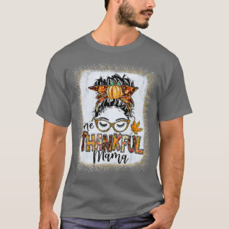 T-shirt Drôle Mangue Un Thankful Mama Automne Que