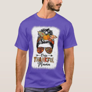T-shirt Drôle Mangue Un Thankful Mama Automne Que